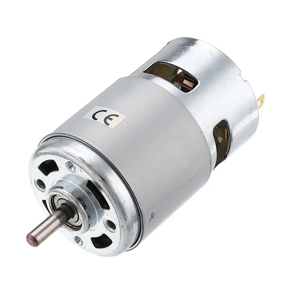 

DC 12V Motor 775 24V Double Ball Bearing 3000rpm 4500rpm 6000 rpm 8500rpm 10000rpm RS775 Large Torque Low Noise