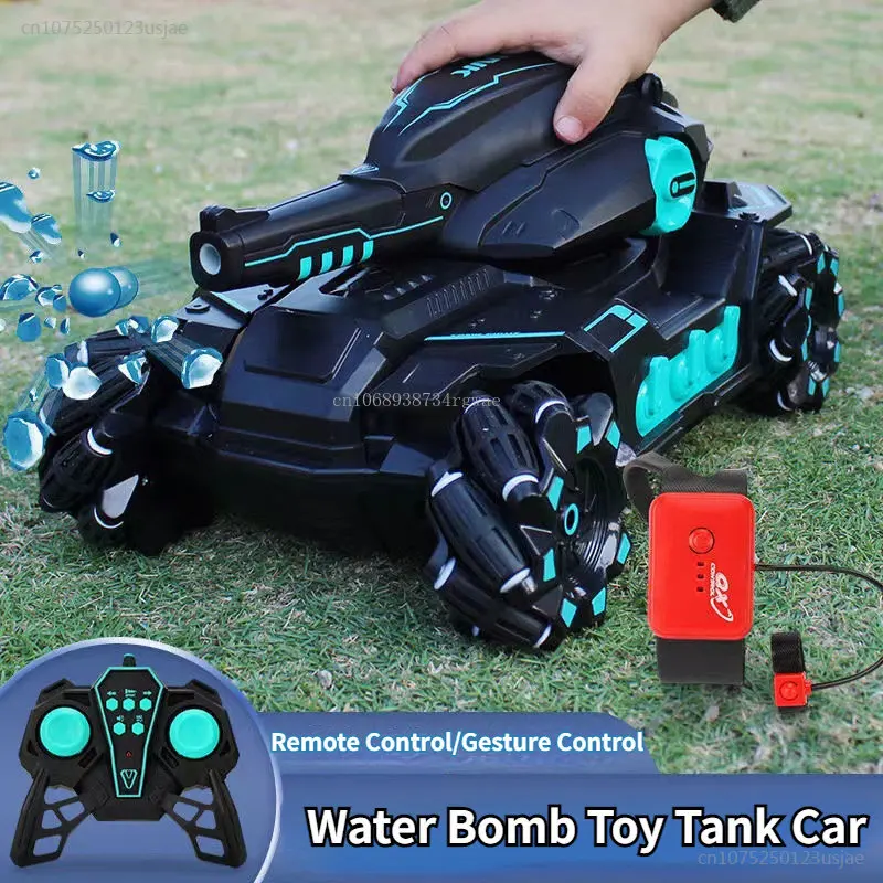 

Детская игрушка танк Водяная бомба Электрический жест дистанционное управление Водяная бомба Танк автомобиль Мультиплеер Боевая игрушка машинка на радиоуправлении подарок для мальчиков и девочек