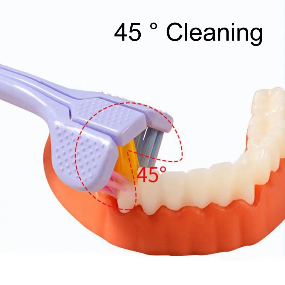 

Dental Care Candy Color Raised Shedding Scraper Toothbrush for Home