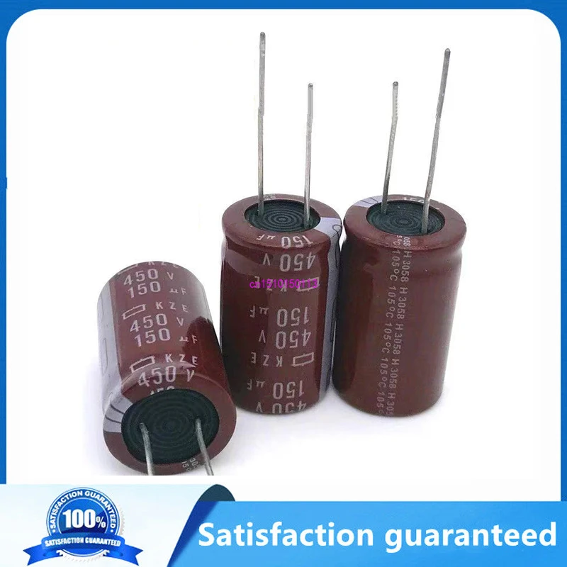 

2pcs/lot RA03 450V 150UF size 18*30MM high frequency low impedance 450V150UF aluminum electrolytic capacitor 20%