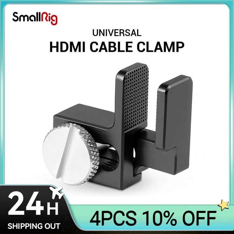 

SmallRig DSLR Camera Clamp HDMI Cable Clamp Compatible With SmallRig A6400 Camera Cage / SmallRig GH3/GH4 Cage 1693