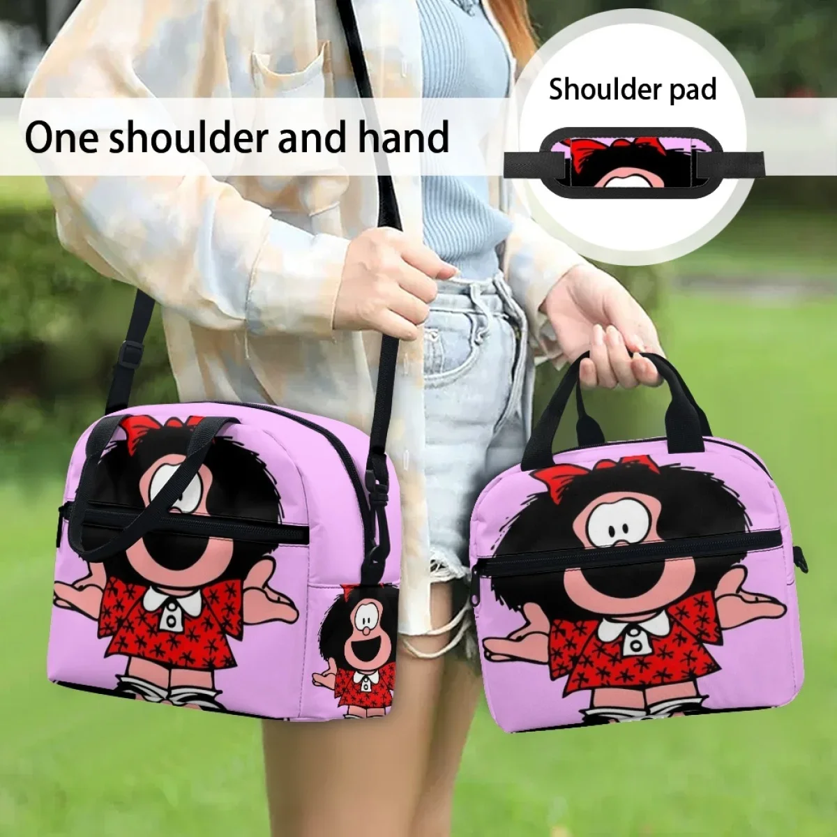 FORUDESIGNS Mafalda мультяшный дизайн ланч-бокс школьный детский стильный новый