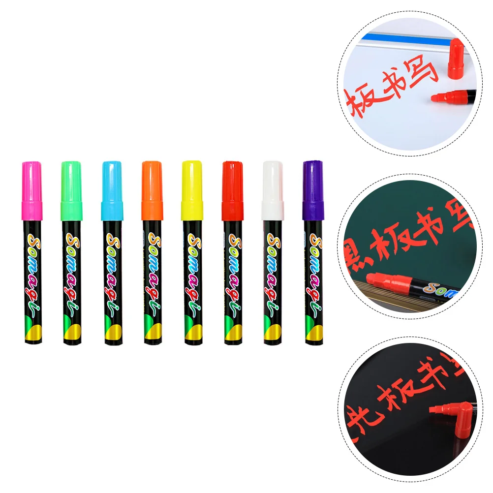

8pcs White Board Marker Pens Chalkboard Highlighter Pens Painting Pens for Children