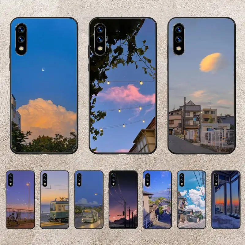 

Anime Scenery Phone Case For Huawei P10 P20 P30 P50 Lite Pro P Smart Plus Cove Fundas