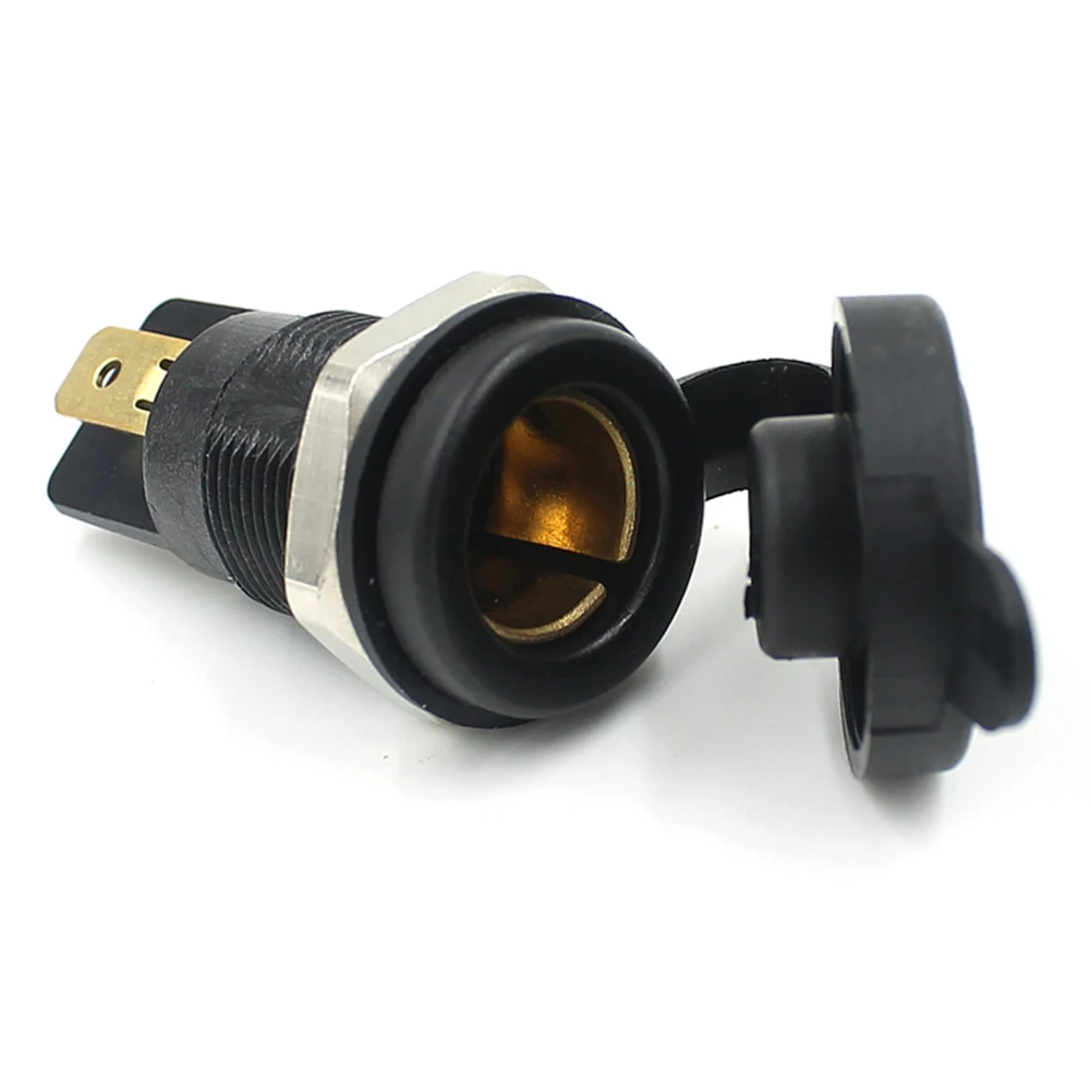 

CS-049A1 300W Car Motorcycle Cigarette Lighter Socket EU Power Outlet Receptacle Adapter for 12V 24V Car Marine Boat