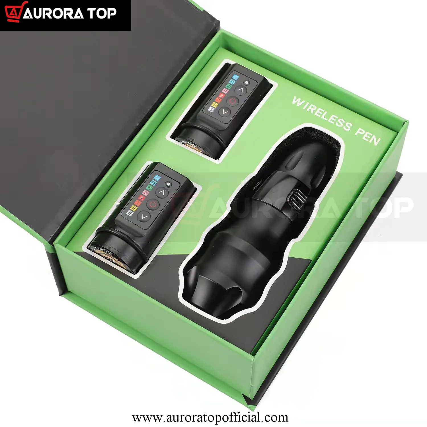 Машинка для татуировок EXO с 2 аккумуляторами мощный мотор без сердечника литиевая