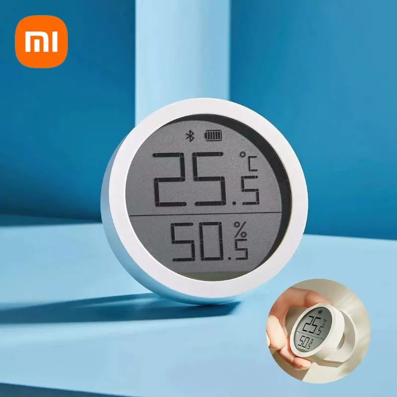 

Автоматический Смарт-датчик Xiaomi Qingping, цифровой термометр и гигрометр, миниатюрный ЖК-дисплей, совместимый с Bluetooth-инструментом