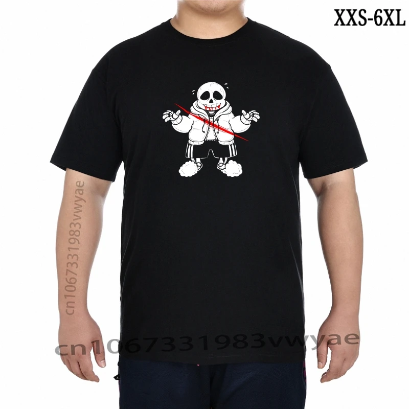 

Sans Undertale T Shirt New Style Knitted Short Sleeve Size Over Size Letters Letter Fitness Spring Autumn Shirt XXS-6XL