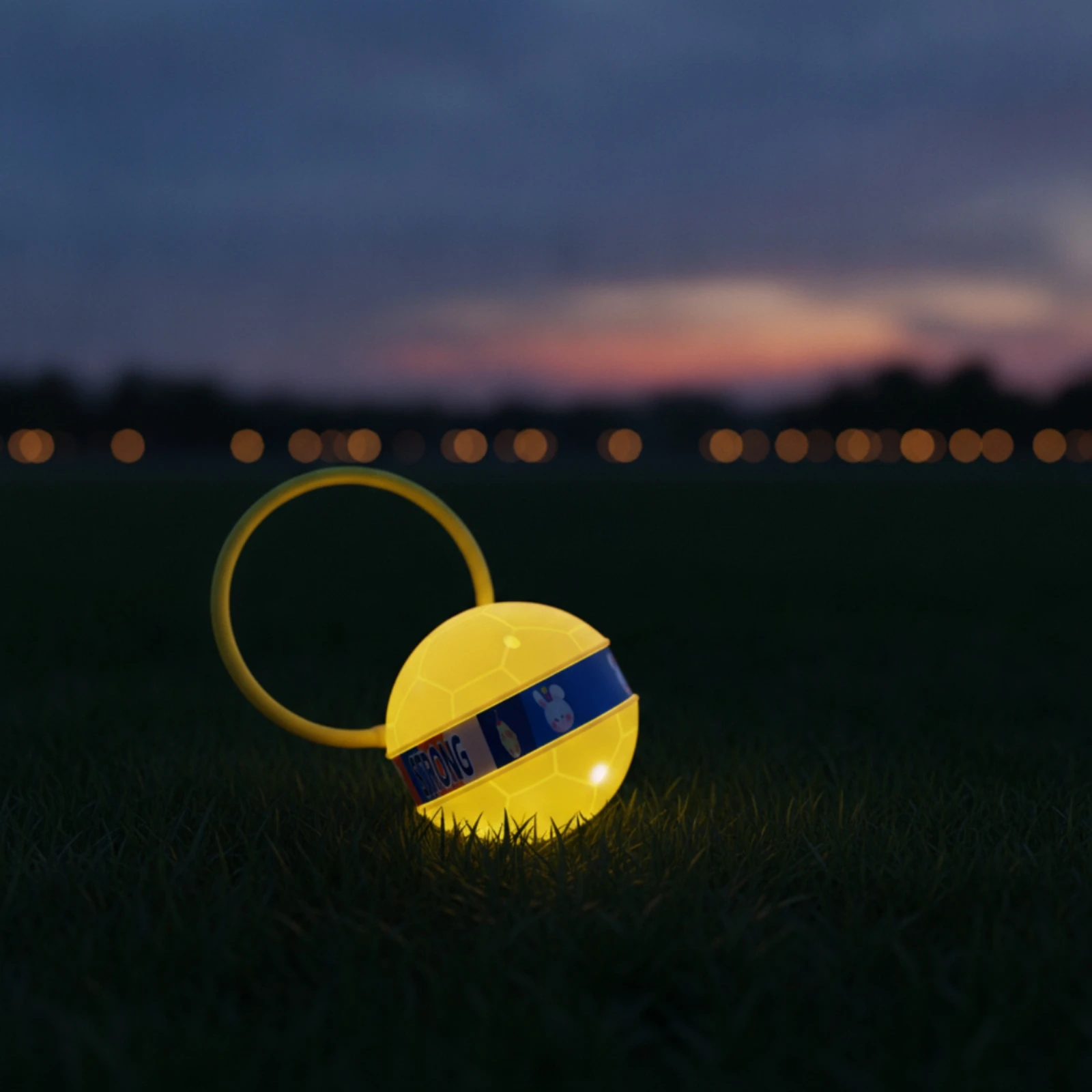 Фото Мяч для прыжков Foot-Swing Skip Ball на батарейках с обручем, гибкий, удобный для детей, для ночного использования, для дома №3