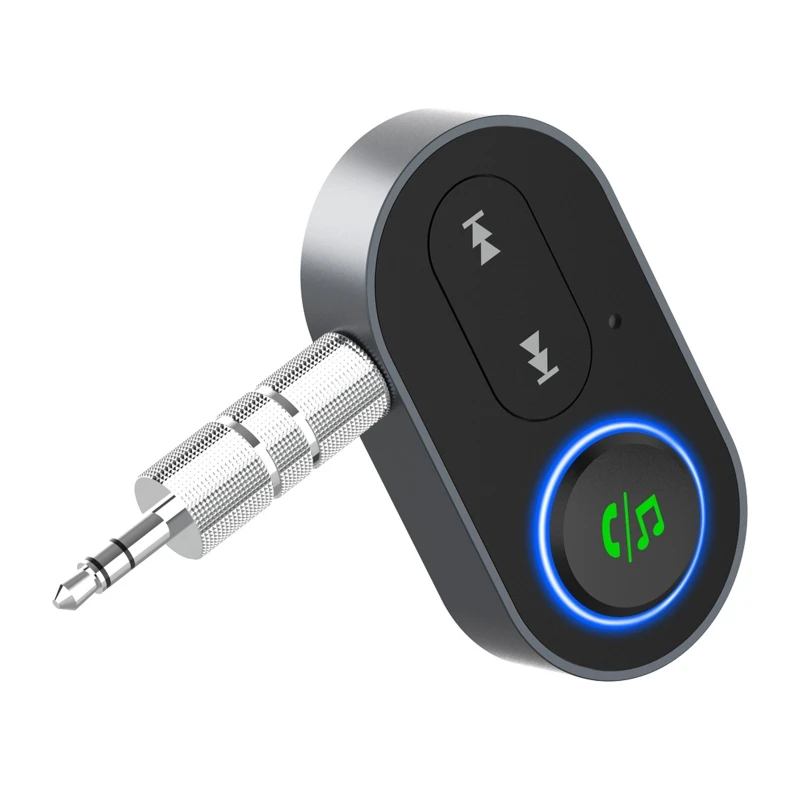 

Car AUX Bluetooth-compatible 5.0 Adapter 3.5mm Jack Wireless Receiver Handsfree Car Kit For Phone Auto Transmitter