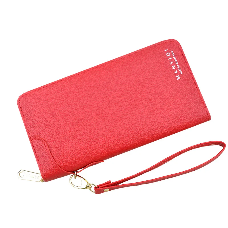 Женский Длинный кошелек сумка для паспорта на одно плечо Диагональная Сумка