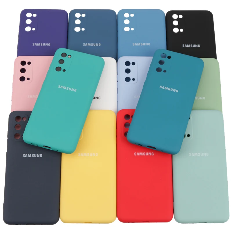 Оригинальный чехол S20FE для Samsung Galaxy S20 FE Ultra Plus шелковистый силиконовый высокого