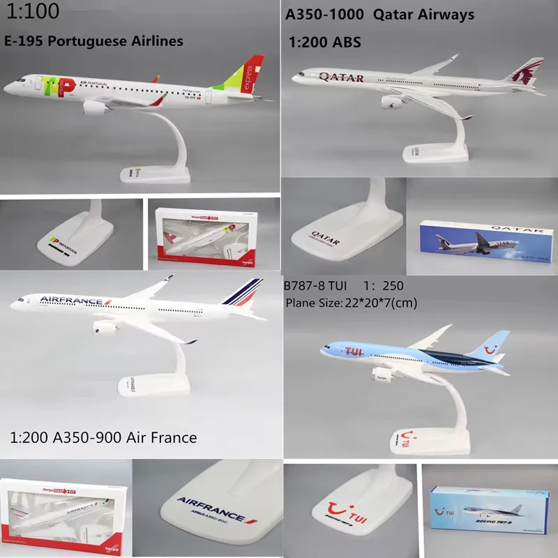 Фото 1:200 сборная модель самолета, серия World Aviation, ОАЭ Эмираты/THAI/Катар/Сингапур/Этихад/Аustrian/Итальянский A350/A320/A380/B777 №1