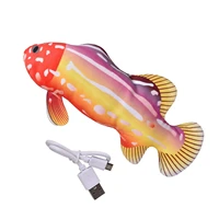 flappy fish interactive dog toy cat fish toy electric floppy fish cat toy plush simulation electric doll fish automatic flopping