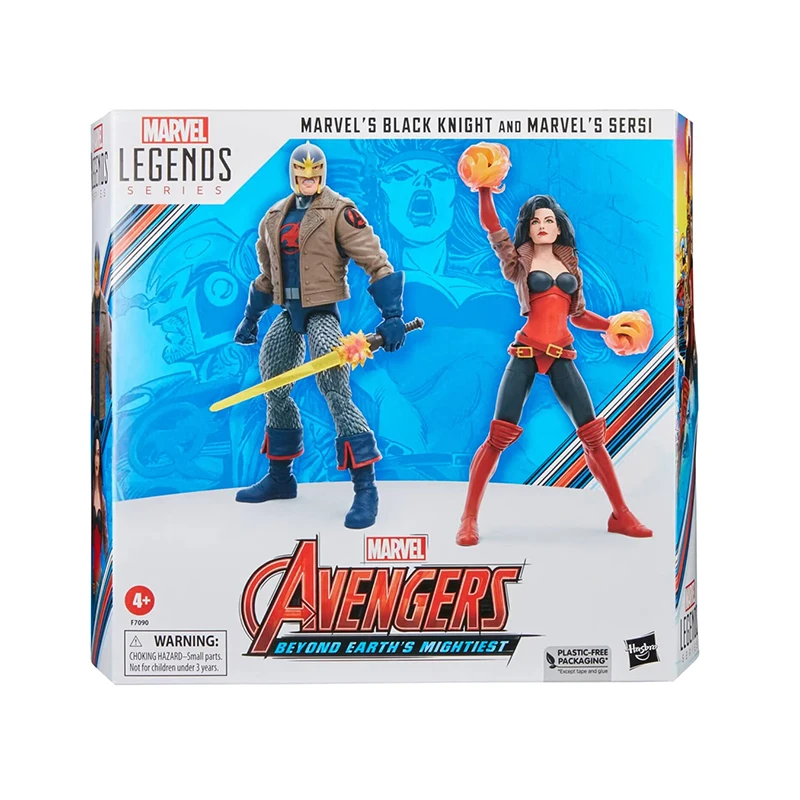 

Originate Marvel Legends Black Knight & Sersi Anime Figure Collectible Exclusive 2-Pack Action Figures Model Doll Toy