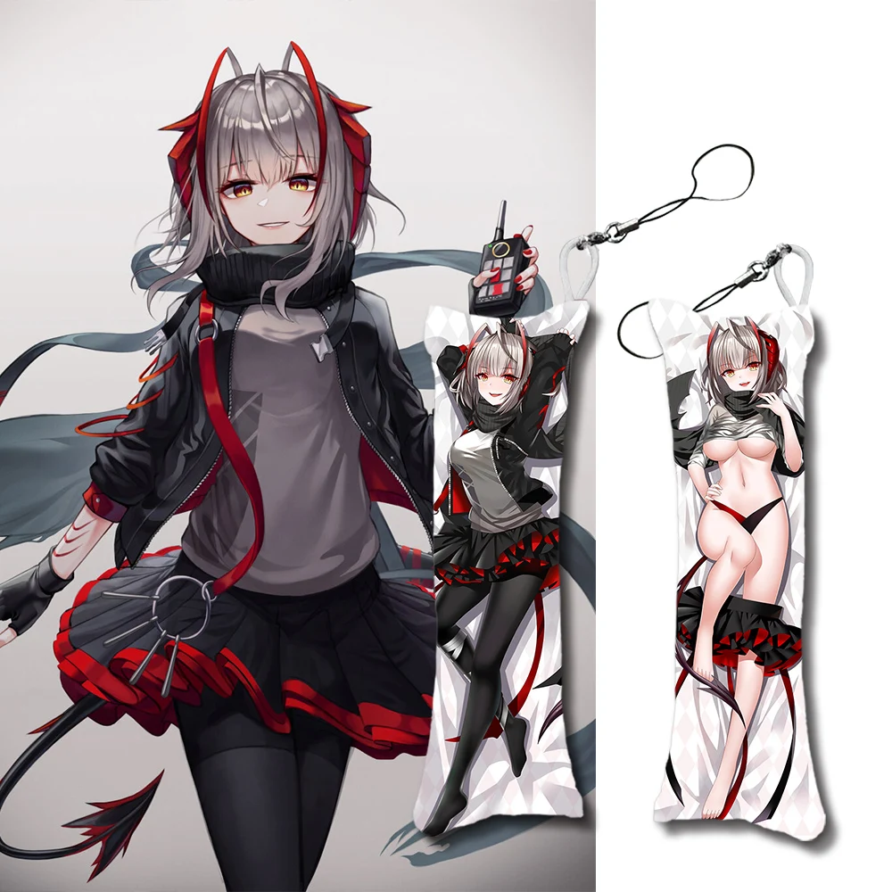 

Мини-брелок для ключей arknight, брелок для ключей с подвеской в виде сердца из коллекции Аниме Skadi