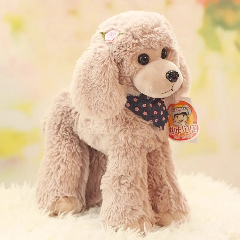 

Simulated Dog Teddy Dog Doll Poodle Plush Toy Doll 23333
