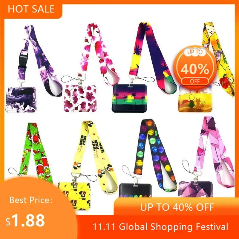 

Key lanyard Car Key Chain ID Card Pass Gym Mobile Phone Badge Kids Keys Ring Holder Jewelry Decorations for Gifts