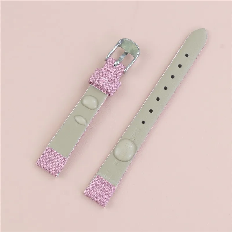 Нейлоновый мягкий тонкий кожаный ремешок для часов яркий джинсовый Macarone