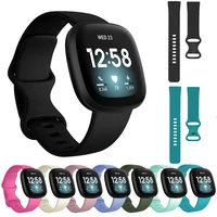 silicone bracelet for fitbit versa 3 watch band for fitbit versa 3 soft strap for fitbit sense versa3 watchband accessories