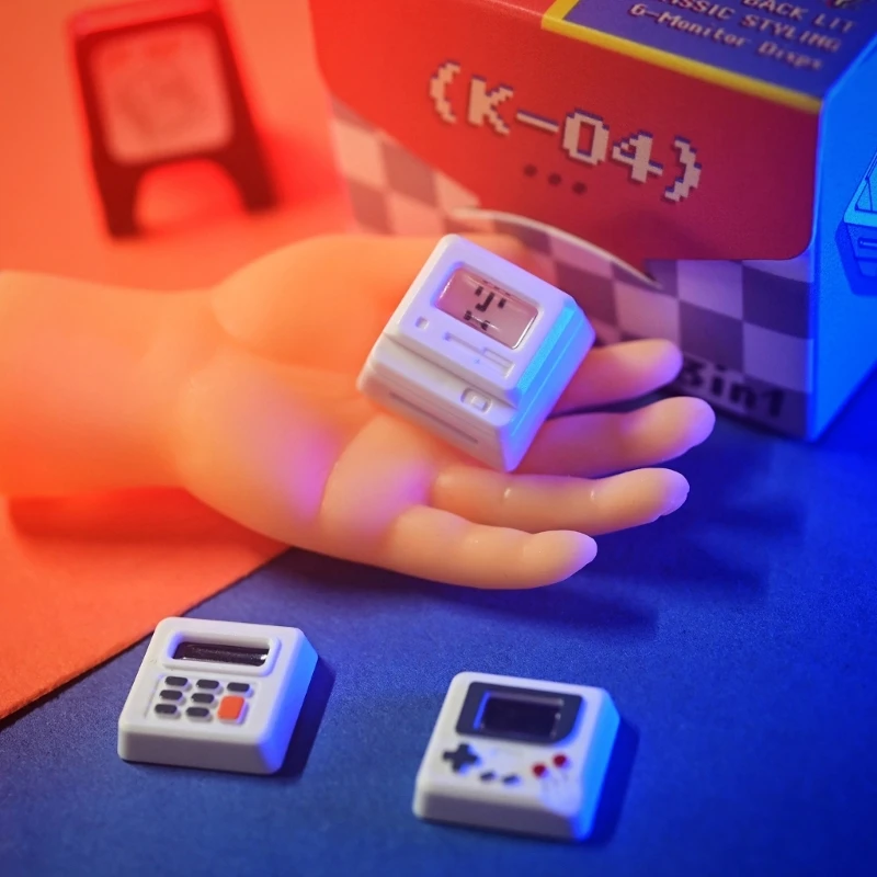 

K-04 Keyboard Keycaps 3 In1 For Mechanical Classic Retro Cute Transparent Keycap