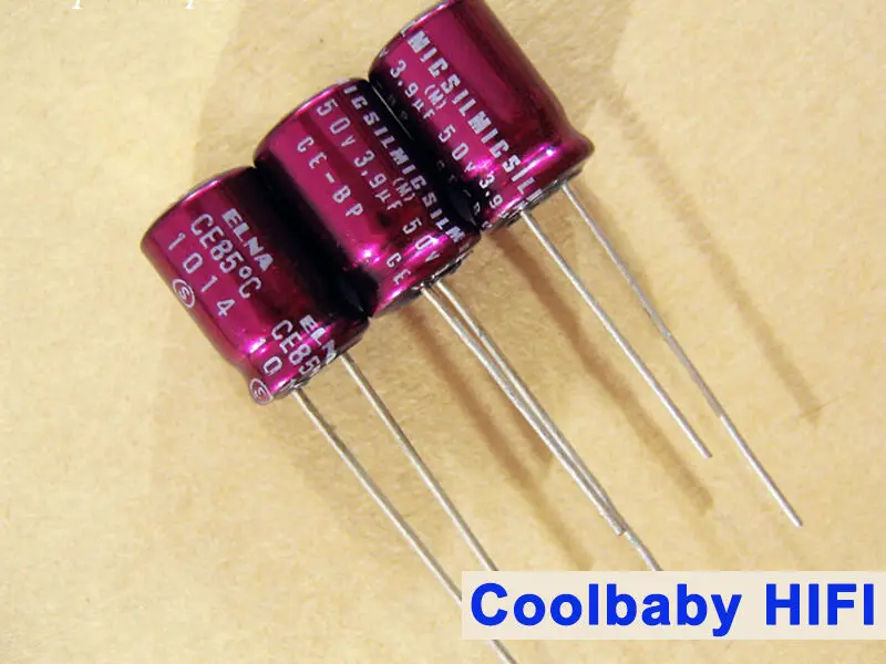 

10PCS ELNA SILMIC CE-BP（RBS）3.9UF 50V 8*12mm 85°C 3.5mm electrolytic Capacitors