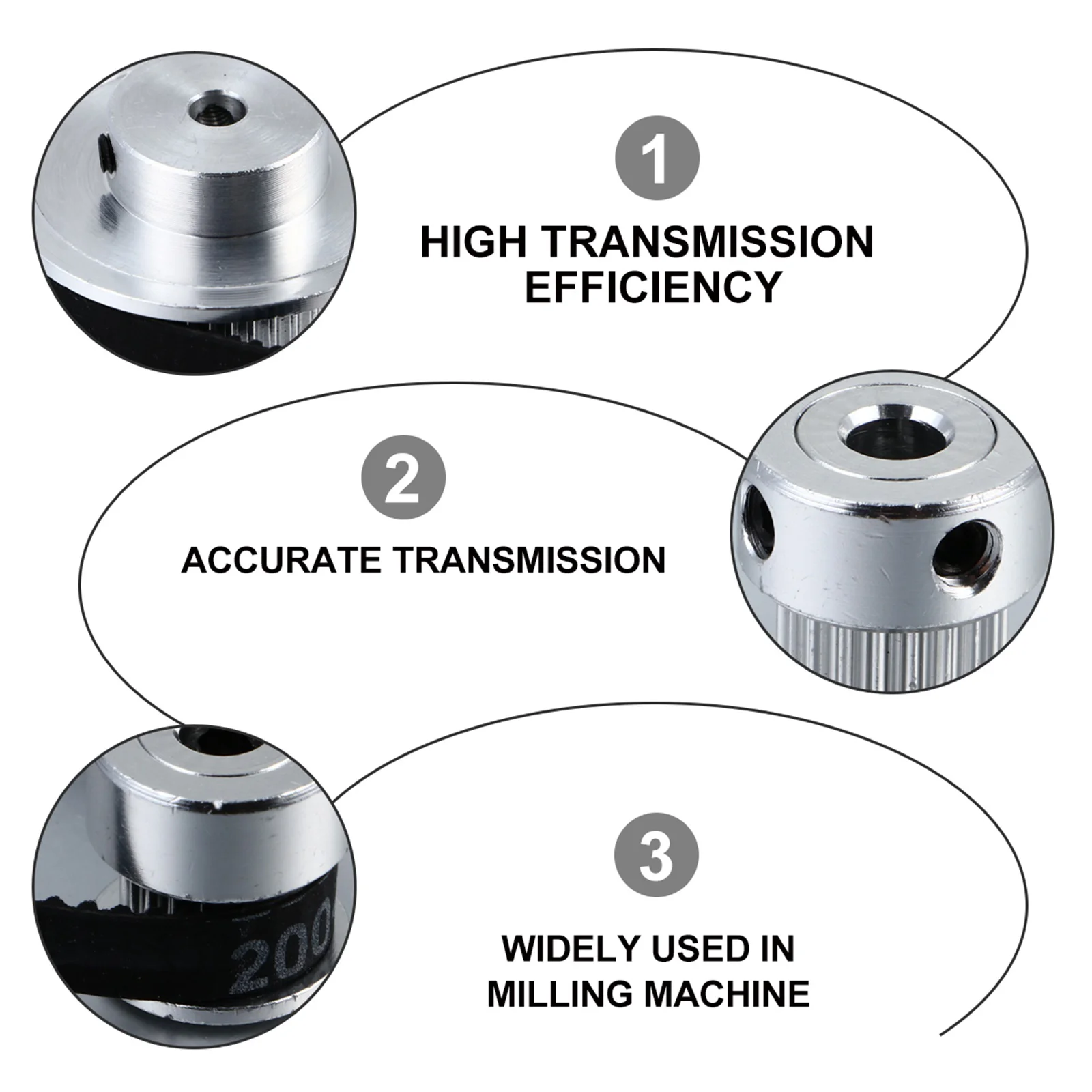 Синхронные колесные ремни шкив шаговый двигатель премиум-класса принадлежности
