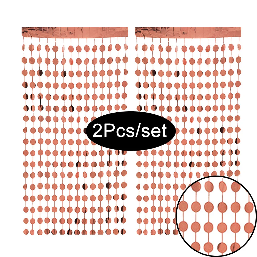 2 упаковки фольгированные занавески для украшения фотографий