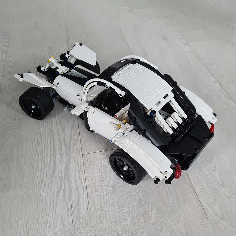 Конструктор Moc Классическая модель автомобиля Hot Rod технологические кирпичи