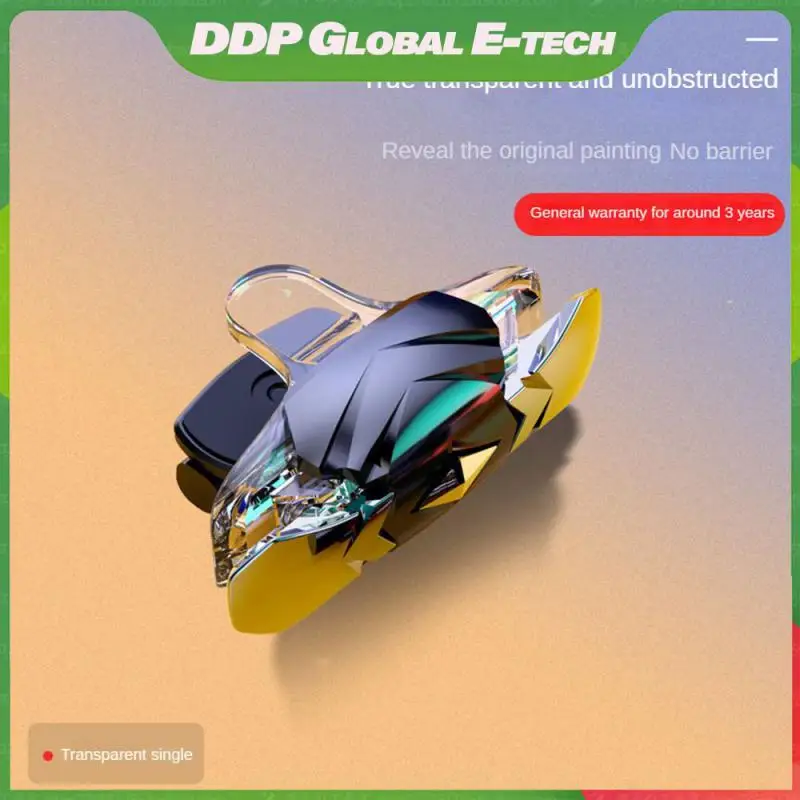 

Portable Key Shooter Stable 1 Pcs Mobile Gaming Trigger For Gamers Transparent Controller Triggers For Pubg Mechanical