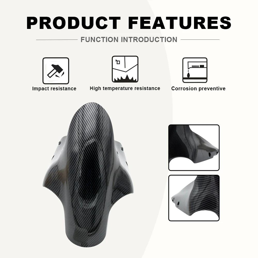 Для DUCATI 848 1098 1198 2013-2017 ABS карбоновая краска мотоцикла переднее крыло брызговик