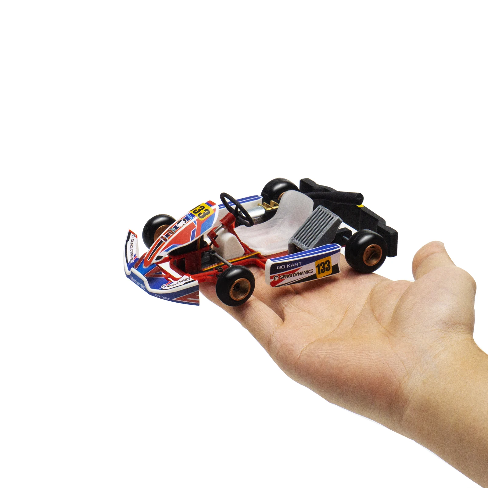 Фото Минимальный радиоуправляемый Sengi KART-80 в сборе, радиоуправляемый пульт дистанционного управления, микромасштаб, радиоуправляемый автомобиль, имитация картинга, комплект PNP для детей №1