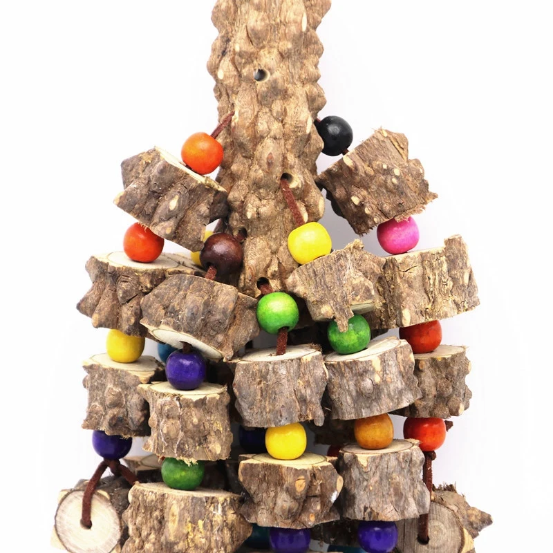 Игрушки для птиц из натурального дерева большой попугай игрушки лучшие