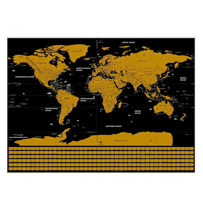 

Flag Version World Map Decorative Wall Poster For Students' Teaching Equipment
