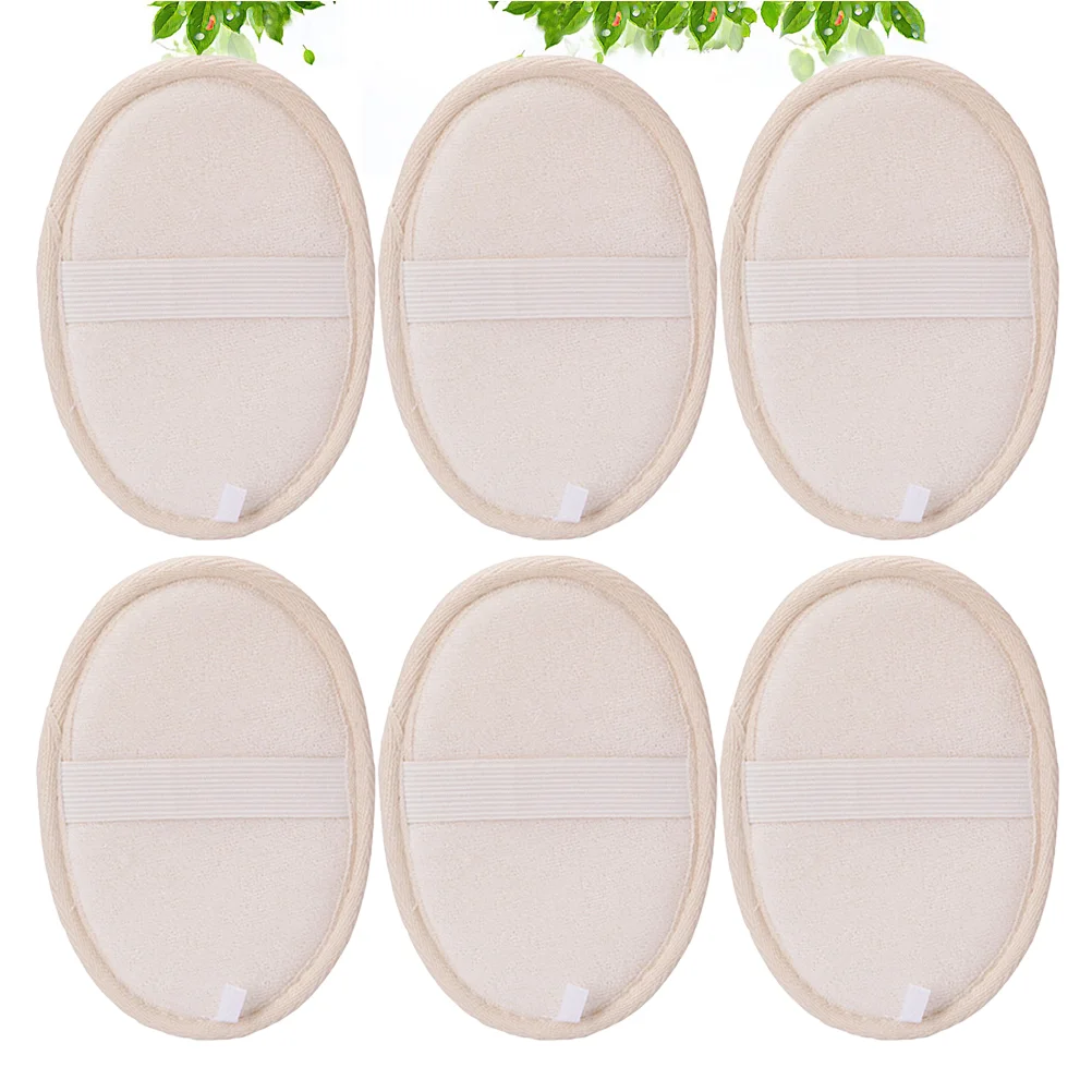 

6 Pcs Body Sponges Bath Pouf Cleaning Wipes Body Loofah Sponge Pads Esponjas Faciales Loofah Sponge Exfoliator Scrub