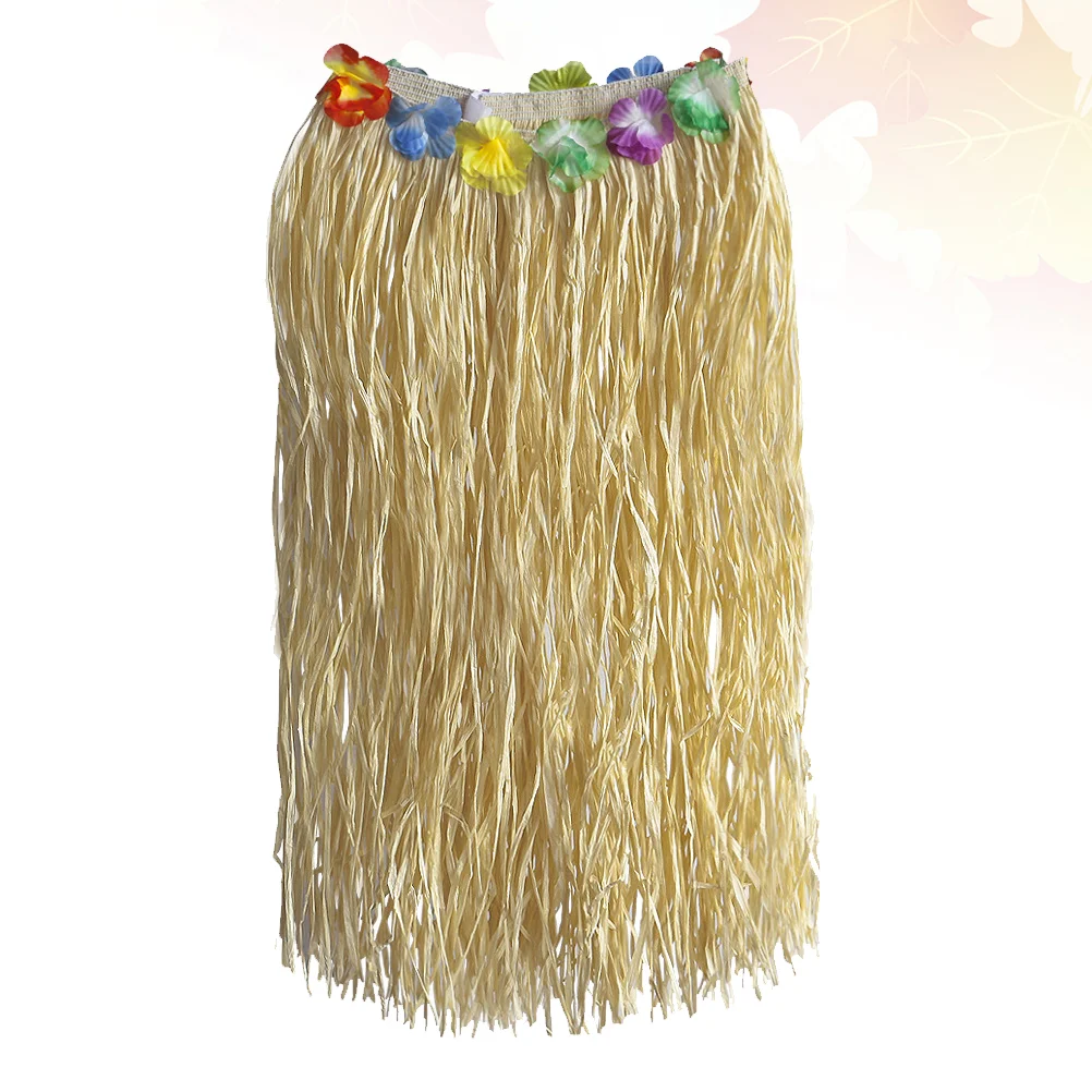 

1pc Hula Skirts Flowered Grass Skirt Dance Dresses Birthday Tropical Party Favors Supplies Wedding Decoration