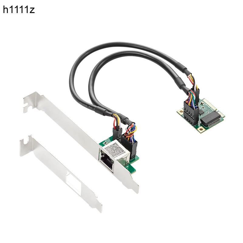 

Mini PCI Express Network Card 10/100/1000Mb Gigabit Ethernet Adapter RJ45 Port LAN Controller NIC Realtek 8111H Chip for Desktop