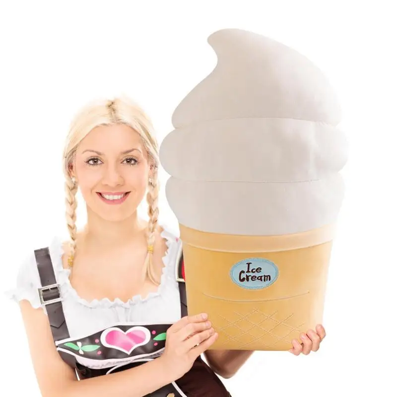 

Ice Cream Plush Pillow Super Soft Stuffed Food Ice Cream Shaped Plush Stuffed Ice Cream Toys Birthday Gifts Food Plushies Gifts