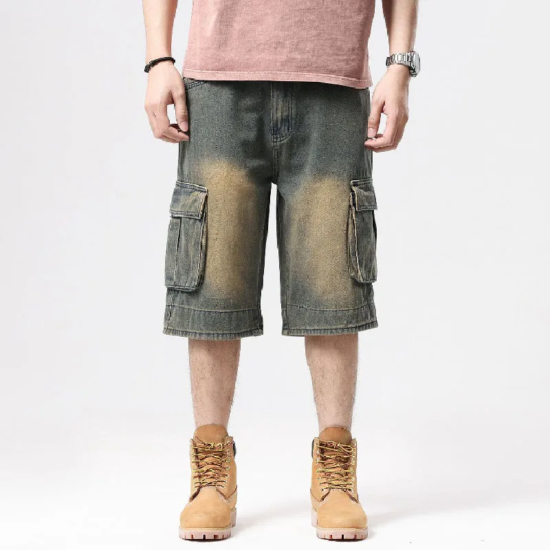 Plus Size 46 jeans male men jeans mens shorts men denim jeans men trousers man pants men pants for men Loose 2022 High Quality