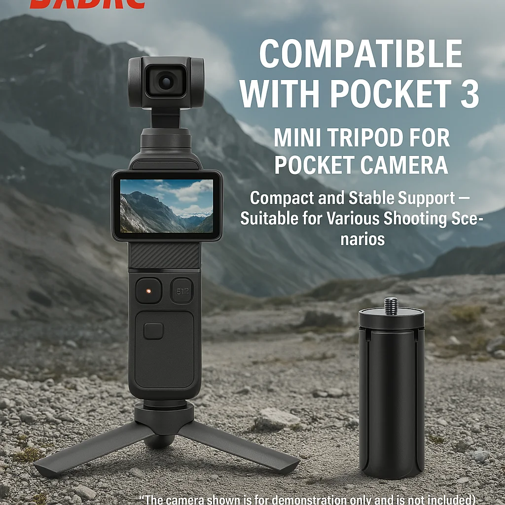 Фото Мини-штатив для OSMO Zhiyun Feiyu GoPro, универсальное крепление для камеры, винт 1/4, складной портативный держатель для DSLR Action Cam №2