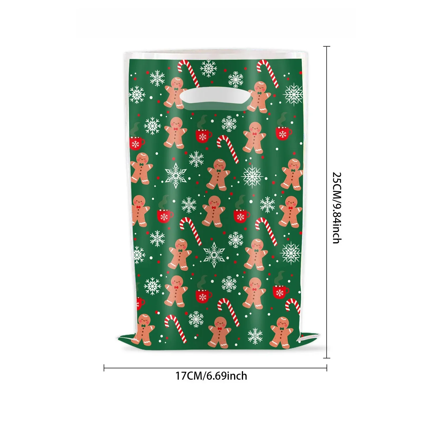 

Рождественские пакеты снежинки 10 шт.