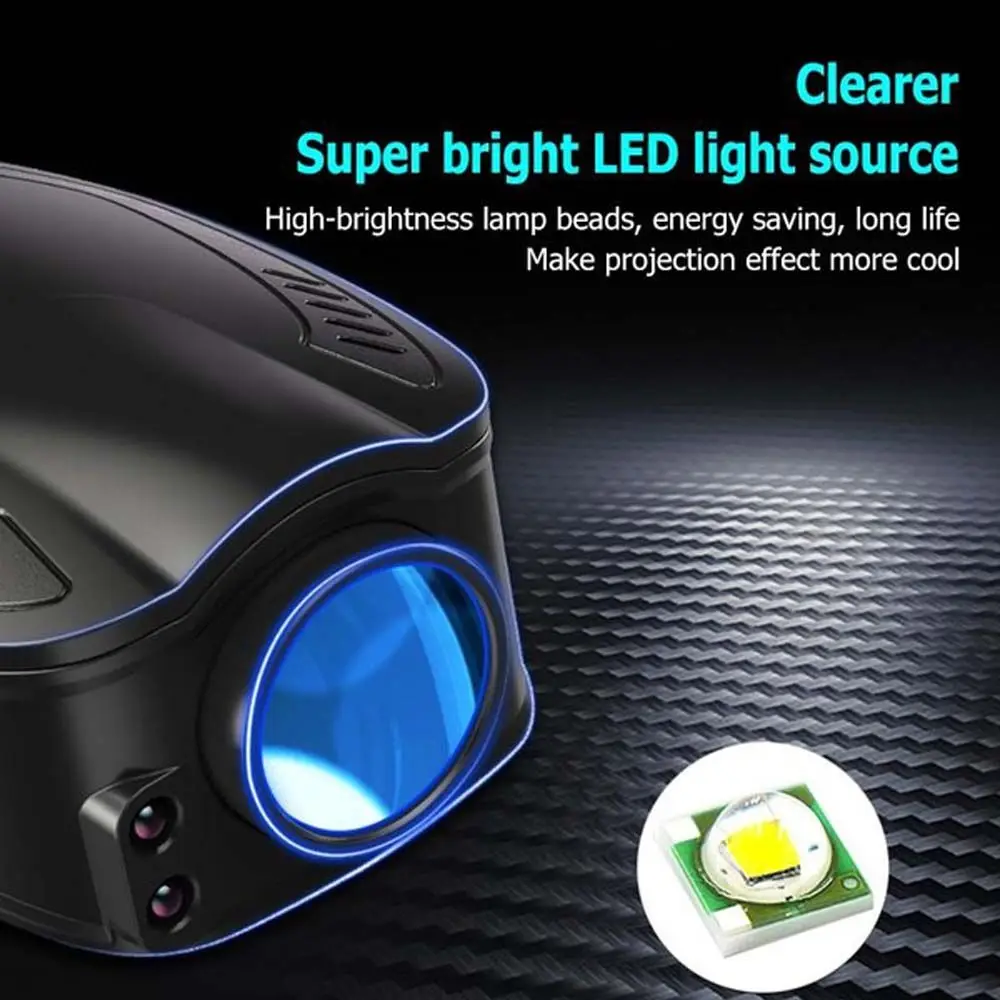 

Беспроводная лазерная лампа, мини-проектор для открытой двери автомобиля