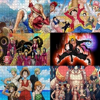 puzzles for kids one piece puzzle luffy figure early education toys for childern jigsaw puzzles kids gift