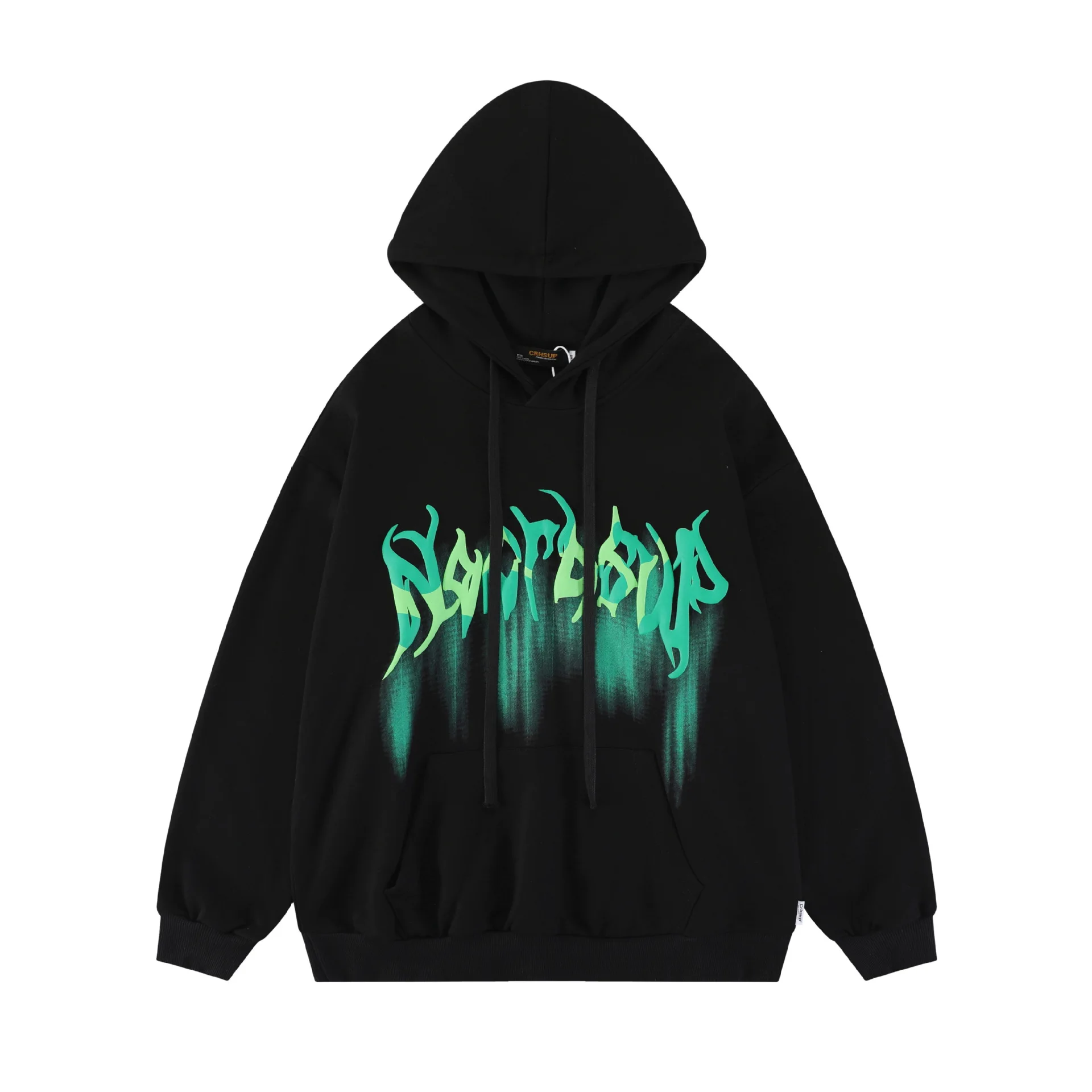 

Hip Pop High Street Fire Letter Printed Hoodie for Men Hip Hop Couple Loose Casual sweatshirts