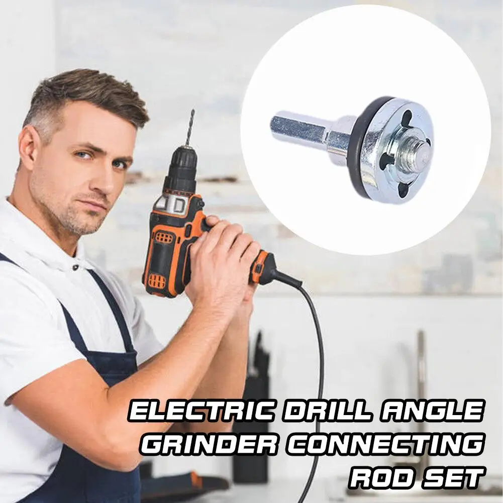 

1 Set Of Angle Grinder Accessories Electric Drill Angle Grinder Connecting Rod For Cutting Disc Polishing Wheeling Adapter