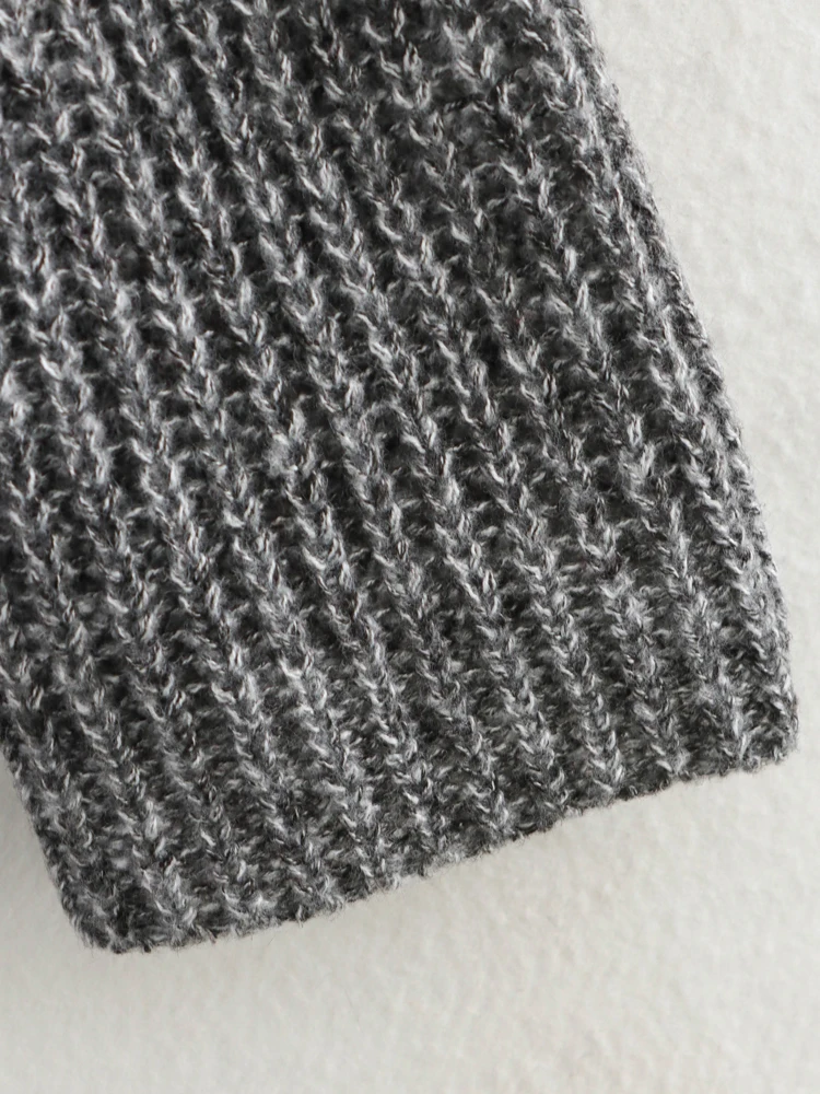 BKQU шикарный вязаный свитер с открытыми плечами женские элегантные теплые тонкие