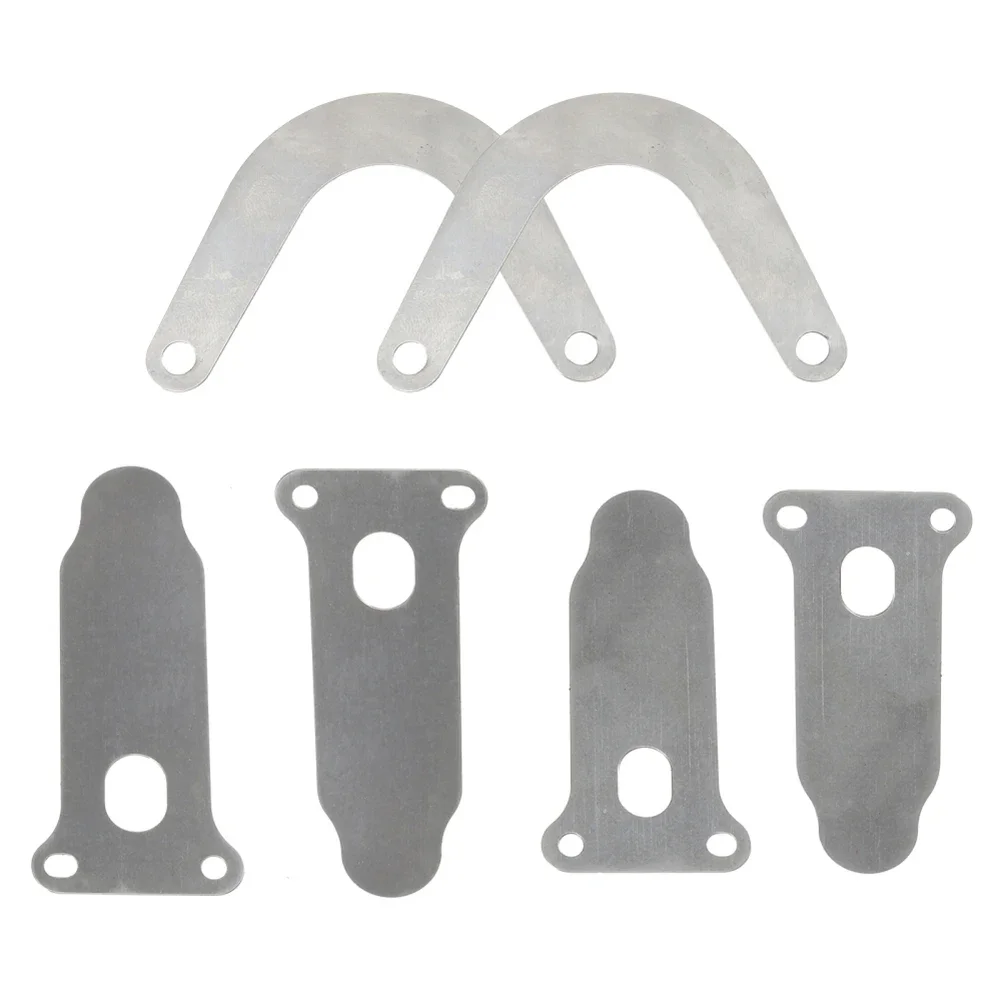 

6 шт. пластина клапана головки воздушного компрессора U-образная маленькая пластина клапана в форме языка в форме языка для бесшумного безмасляного воздушного компрессора