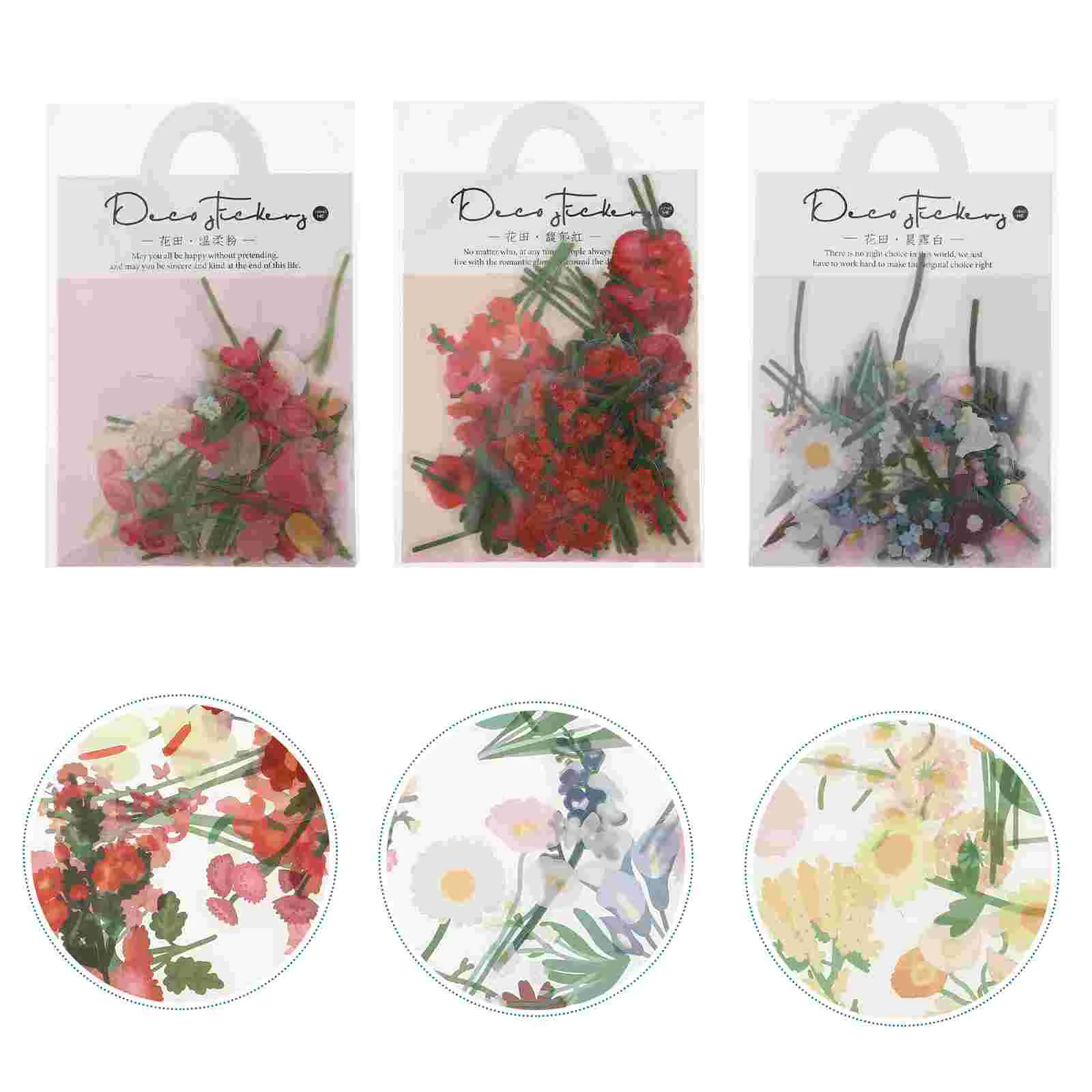 

6 Packs Useful Self Adhesive Stickers Journal Embellishment Supplies Vintage Decals