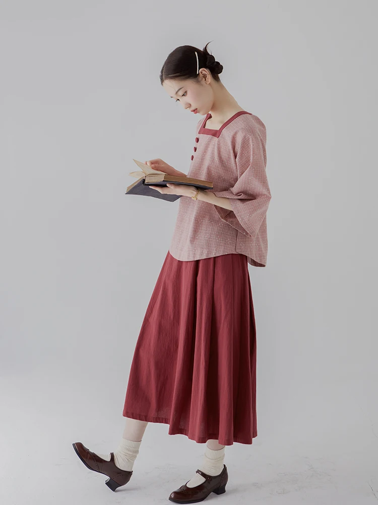 Island Girl 2.0 | Китайская Республика 20S отпускной воротник перевернутый большой рукав