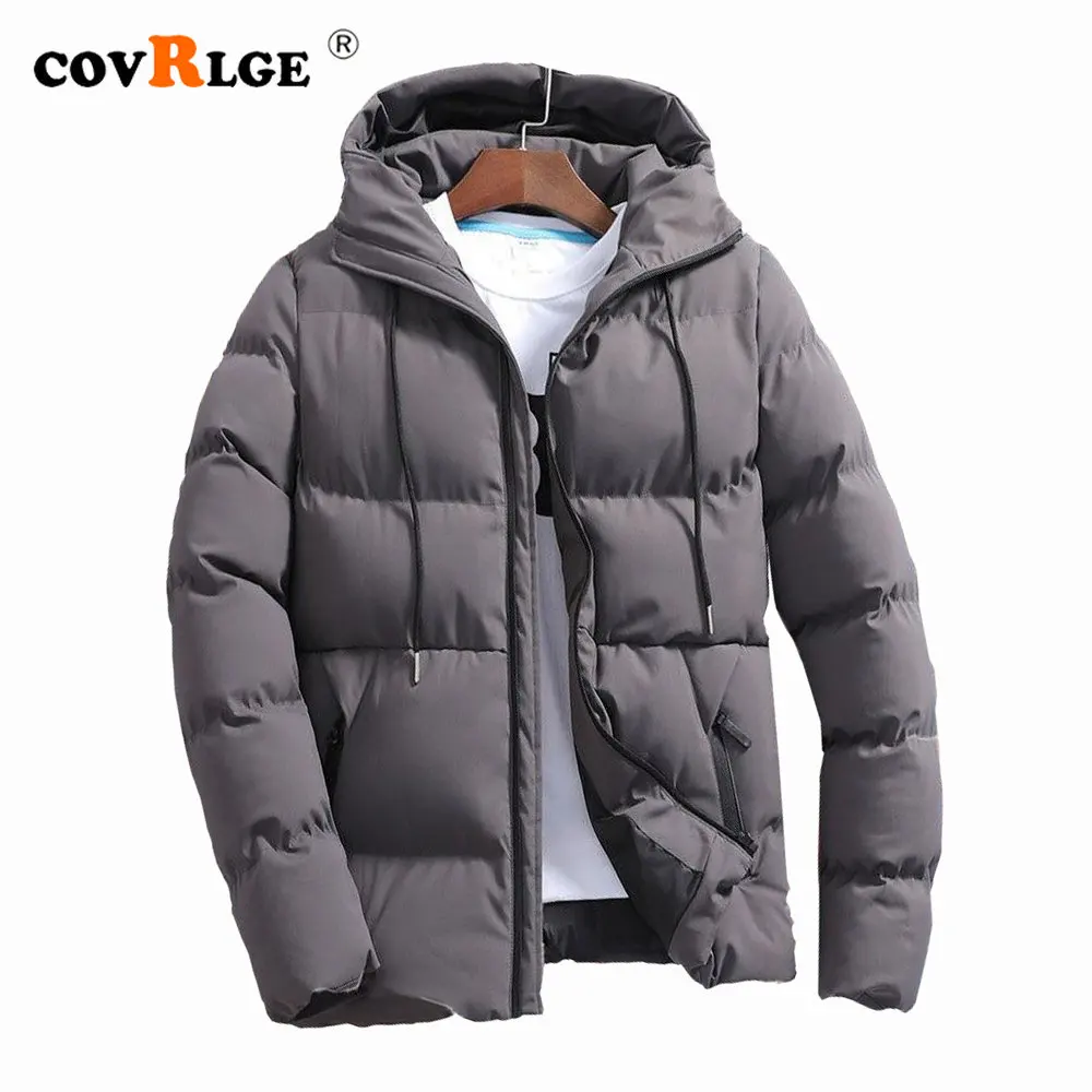 Winter Jacket Men Parkas Thicken Warm Coat Mens Stand Collar Jackets Solid Color Parka Coat Women Fashion New Streetwear MWM152